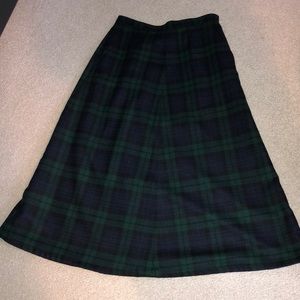 Vintage Plaid Skirt